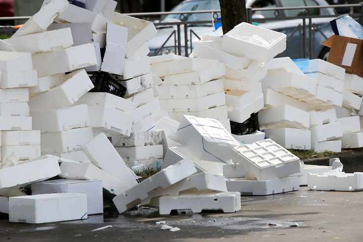 polystyrene foam containers